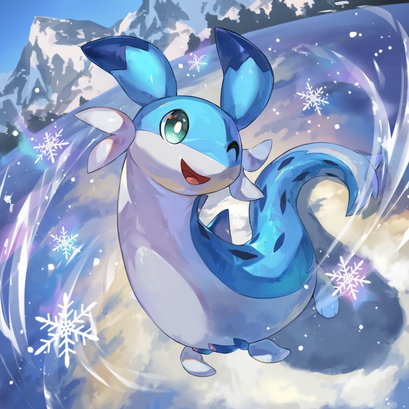 Official Palworld card artwork featuring Chillet